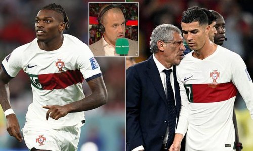 'Cristiano will LOVE it!': Joe Cole urges Portugal boss Fernando Santos to start Rafael Leao if he wants to get the best out of Ronaldo... and insists the 37-year-old NEEDS someone who can 'get by players' in his side's last-16 clash with Switzerland