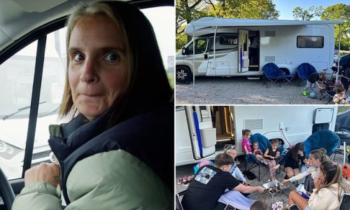 The Radfords' half-term misery! Mother-of-22 Sue fears for their camping getaway as her motorhome breaks down - after family took 11 trips in 2022