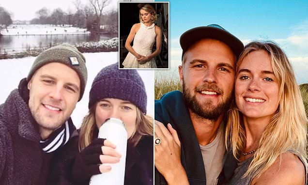 The not-so newlyweds! Prince Harry's ex girlfriend Cressida Bonas shares first photo with husband Harry Wentworth-Stanley since their lowkey summer lockdown wedding