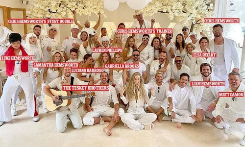 Inside Chris Hemsworth and Elsa Pataky's epic 'white party'