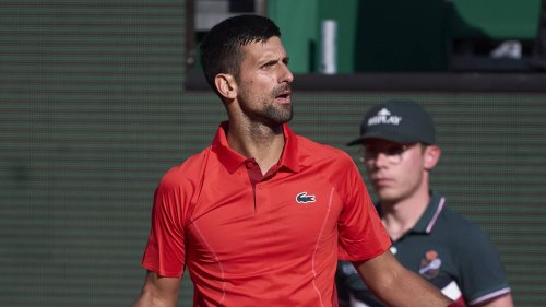 Furious Novak Djokovic shouts at a rowdy spectator to 'shut the f*** up' during heated defeat by...