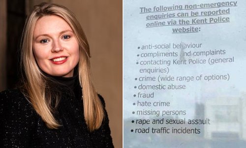 'No wonder people believe rape has been decriminalised': Women's rights barrister blasts Kent Police for classifying serious sexual assault as a non-emergency crime
