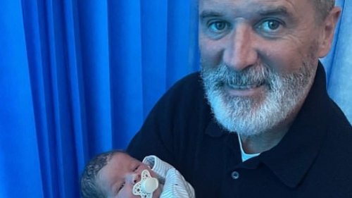 Roy Keane shows his soft side as Man United legend shares a heartwarming photo of his newest grandchild