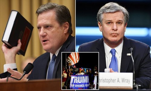 BREAKING NEWS: Top Republican on the House Intelligence Committee demands 'immediate briefing' from FBI director Chris Wray on the Mar-a-Lago raid
