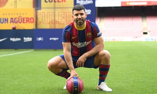 Sergio Aguero 'on track to make his Barcelona debut next month'