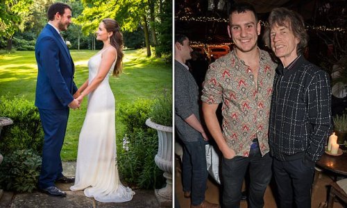 TALK OF THE TOWN: Mick Jagger's son Gabriel ties the knot