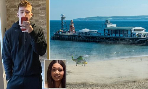 EXCLUSIVE Boy, 17, who died in Bournemouth beach tragedy which also claimed the life of 12-year-old girl is pictured as 'heartbroken and devastated' family pay tribute to 'talented' trainee chef