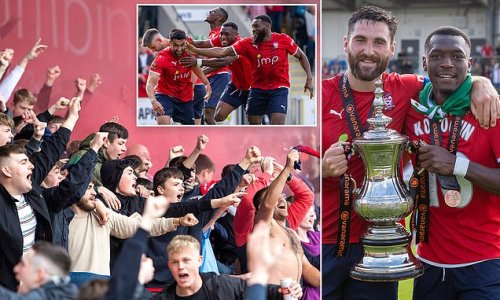 York City rejoice in National League return in their centenary year and modern new home as manager John Askey revels in making fallen club 'feel proud again' after play-off final win over Boston United