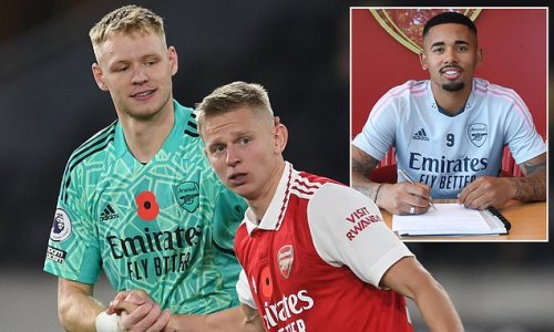 Aaron Ramsdale reveals he knew '90%' that Gabriel Jesus was joining Arsenal last summer - but admits he was caught 'out of the blue' by the signing of Oleksandr Zinchenko as it 'gathered speed in about four days'