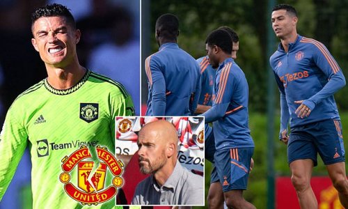 Erik ten Hag 'has changed his mind and is now open to letting Cristiano Ronaldo LEAVE Man United... with wantaway star eating alone at Carrington and arguing against high-pressing approach'