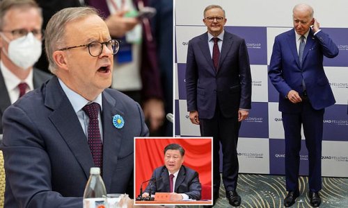 Anthony Albanese is grilled over whether Australia would go to WAR over Taiwan as he reveals how China sent him a message extending an olive branch shortly after his election