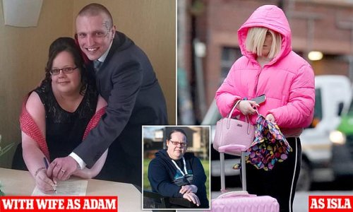 Jailed trans double rapist Isla Bryson is served divorce papers by estranged wife after sex attacker sparked row over SNP gender laws