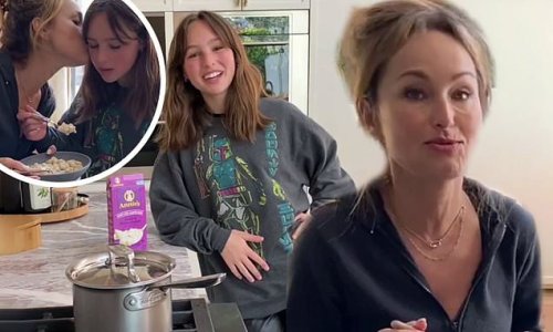Giada De Laurentiis' daughter Jade, 14, cooks box mac and cheese for her in honor of Mother's Day