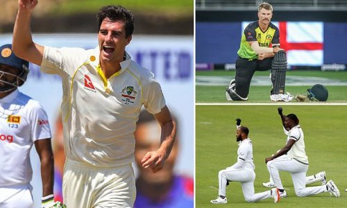 Aussie Test cricketers set to take a knee for the first time ever at home as the side continues to wage war against social and political issues under the lead of captain and climate warrior Pat Cummins