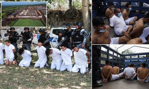 El Salvador arrests FIFTY THOUSAND in gang crackdown and will house them in hellish new 'mega prison'
