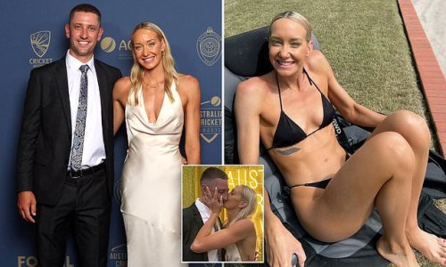 Aussie cricket star uses glitzy awards ceremony to debut his romance with glamorous Olympic gold medal-winning swimmer who used to date Kyle Chalmers