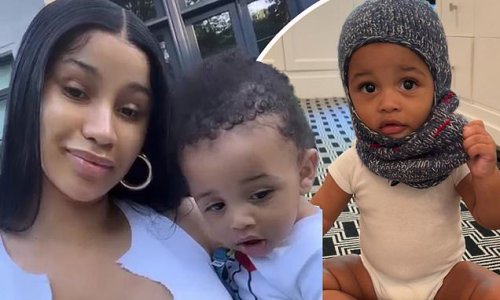 Make way for big Wave! Cardi B shares adorable photos of her baby boy with Offset as they celebrate him turning 10 months