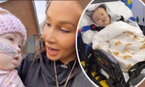 Ashley Cain's daughter Azalyia is rushed to hospital again