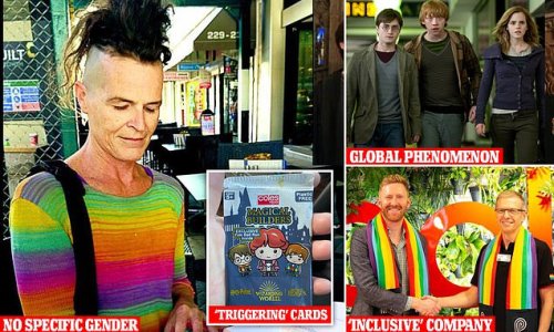 EXCLUSIVE: Transgender Coles workers complain about being forced to hand out Harry Potter collectable cards - because it 'triggers' thoughts about JK Rowling's views on trans women