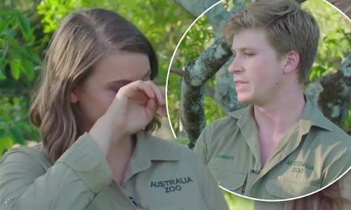Wildlife Warrior Bindi Irwin breaks down as she mourns the tragic death of a beloved family member