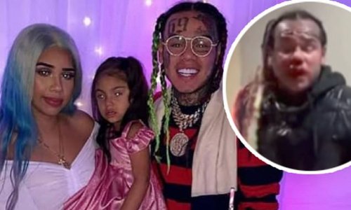Tekashi 6ix9ine's ex-girlfriend says it was embarrassing for their daughter to see video her the rapper getting beaten up in gym locker room