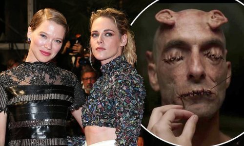 Cannes screening of Crimes of the Future - starring Kristen Stewart and Léa Seydoux - prompts walk outs as child autopsies, mutations and wound licking are shown in first five minutes