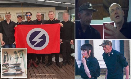 Neo-Nazi group is caught plotting a sickening Aryan revolution using 'lone-wolf' terror attacks during a secret meeting in a Lake District village hall