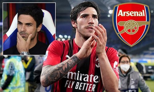 Arsenal 'hold shock talks with AC Milan over transfer of Sandro Tonali after Mikel Arteta set his sights on star midfielder - and Italian giants set his price at £47m'