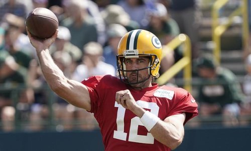 Aaron Rodgers meets with Green Bay Packers wide receivers to 'give advice'... just one day after publicly criticizing them following practice