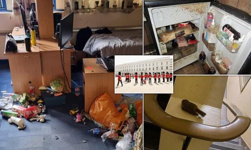 EXCLUSIVE King's guards forced to live in squalor: Inside the rat-infested royal barracks where soldiers who protect Charles III endure conditions 'worse than prison'