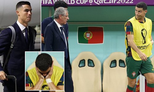 REVEALED: Cristiano Ronaldo 'wanted to pack his bags and WALK OUT on the World Cup, threatening to leave Qatar' after tense talks with Portugal boss Fernando Santos when he delivered last-16 axe