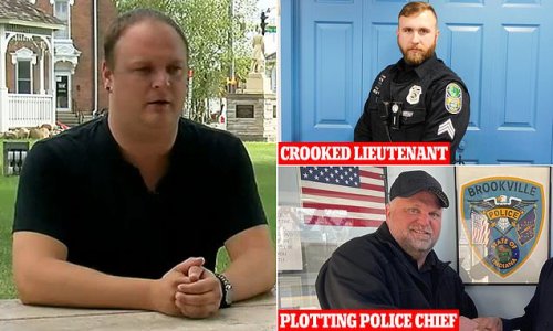 Indiana police chief and lieutenant are suspended after arresting council candidate on FAKE drug and rape charges because they thought he was anti-police