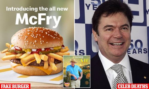 Have you been an April fool?' Pranks fly as TV hosts dupe colleagues, Macca’s debuts ‘McFry’ burger and Home and Away's Alf joins Farmer Wants a Wife