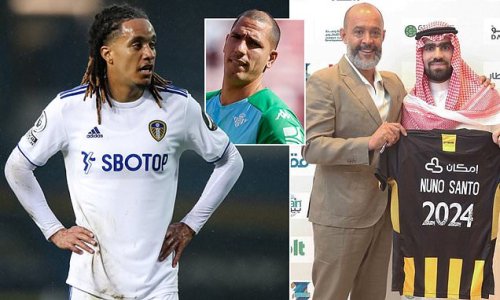 Leeds winger Helder Costa joins former Spurs manager Nuno Espirito Santo at Saudi side Al-Ittihad - as the Whites aim to wrap up the signing of goalkeeper Joel Robles today