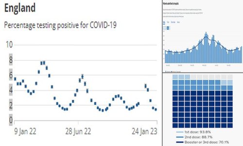 Covid cases plunge to a 4-month low... but health chiefs warn highly-infectious Kraken and Orthrus variants will fuel 'concerning' rise