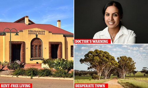 Tiny town with just 619 people offers an $800,000 job - including paying ZERO rent on an 'executive' home - to one lucky Australian