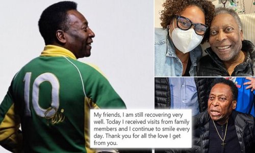 Pele posts from hospital to assure fans he's 'recovering very well'