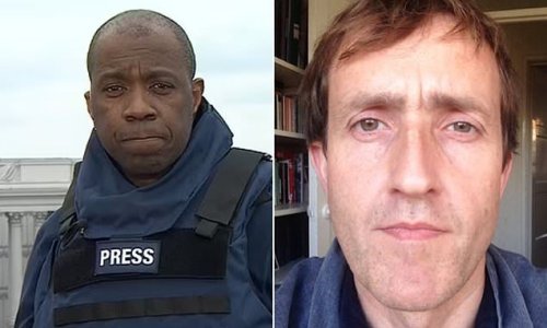 'I'm lucky to be alive': BBC cameraman, 52, 'took a few blows to the brain and chest' in Ukraine car crash with Clive Myrie