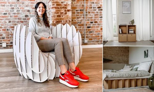 Cardboard furniture is the new trend sweeping the interior world
