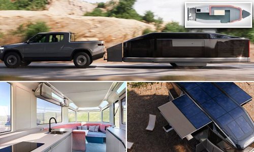 Move over, Cybertruck! Futuristic, 27ft-long electric camper developed by ex-Tesla employees goes on pre-sale for $125,000