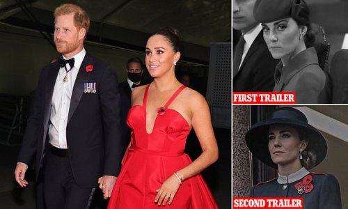 Will Kate be target of Harry and Meghan's explosive Netflix docuseries? Royal expert warns show 'could be very uncomfortable' for Princess of Wales - who has appeared in both trailers - and could revisit THAT bridesmaid dress fitting row