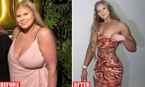 Personal trainer, 22, who was called a 'whale' and binged on 5,000 calories a day reveals the simple approach that helped her to lose 25kg
