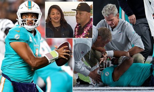'He comes back': Tua Tagovailoa's parents confirm Miami Dolphins quarterback WILL continue playing after three concussion scares this season put his career in jeopardy
