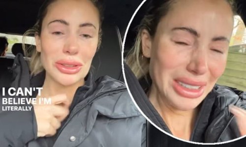 Olivia Attwood breaks down in tears as she is left shaken after being called 'that f****ng crazy b**ch from the telly' during a dog walk