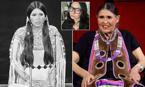 'It is a fraud': Sisters of Sacheen Littlefeather reveal she was NOT Native American and her biological father was Mexican - activist famously took the stage to decline Marlon Brando's Oscar in 1973, claiming Apache heritage