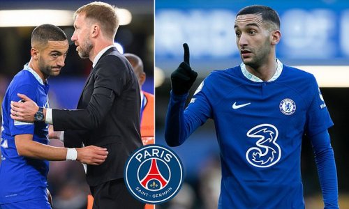 Chelsea have been 'GREEDY' in talks with Paris Saint-Germain over a late loan move for Hakim Ziyech, reports in France claim, as the Morocco star attempts to push through a deadline day switch to the French giants