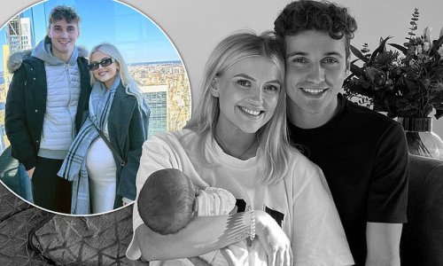 Lucy Fallon gives birth! Corrie star welcomes a baby boy with boyfriend Ryan Redson as she shares first sweet family snap with newborn