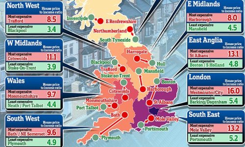 Revealed: Most AND Least Affordable Areas To Buy A Home By UK Region ...