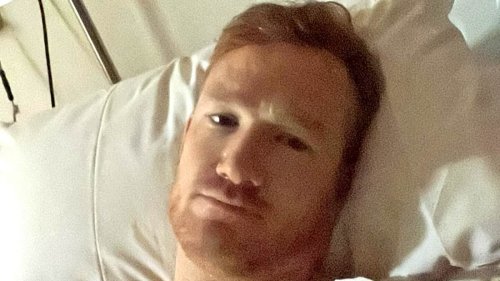 Dancing On Ice's Greg Rutherford reveals painful looking scar and 'insane swelling' after surgery to...