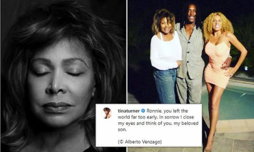 BREAKING: 'In sorrow I close my eyes and think of you, my beloved son': Tina Turner, 83, posts heartbreaking tribute to son Ronnie after he was found dead at LA home aged 62 - four years after his brother Craig shot himself dead